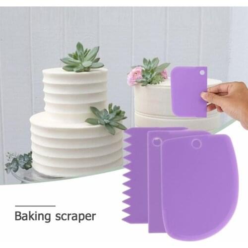 Cake Scraper Smoother Adjustable Fondant Spatulas Cake Edge Smoother Cream Decorating DIY Bakeware Tableware Kitchen Cake Tool