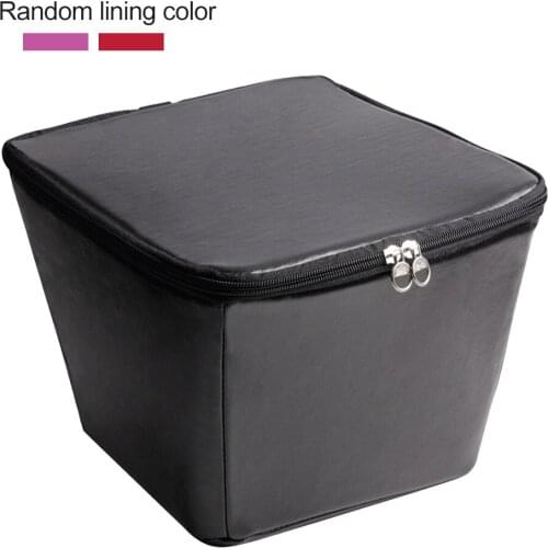 Riding Multipurpose Accessories With Lid Shockproof Waterproof Liner Double Zipper Front Mobility Scooter Bicycle Basket Cover