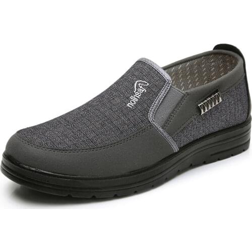 Spring Mens Casual Shoes Slip-on Lightweight Loafers Comfortable Flat Canvas Shoes Classic Moccasin Plus Size 48 Driving Shoes