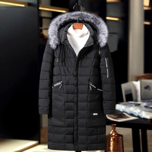 8XL 9XL 10XL Plus Size Winter Thick Warm Jacket Man Women Fur Hooded Parkas Black Gray 200KG Weight Can Wear Winter Parka Coat