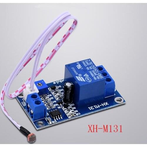 10PCS XH-M131 DC 5V/12V Light Control Switch Photoresistor Relay Module Detection Sensor 10A brightness Automatic Control Module