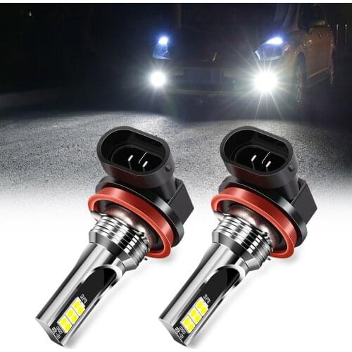 2PCS H11 H8 Car LED Canbus Fog Light for Mazda CX-5 CX-7 CX-3 CX-9 mazda2 3 6 ATENZA Axela Infiniti Q50L QX50 QX60