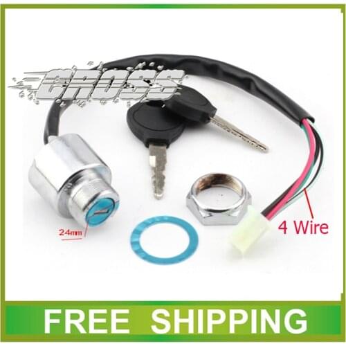 BUYANG taotao atv quad ignition key switch lock key 50cc 125cc 150cc 200cc 250cc dirt pit monkey bike accessories free shipping