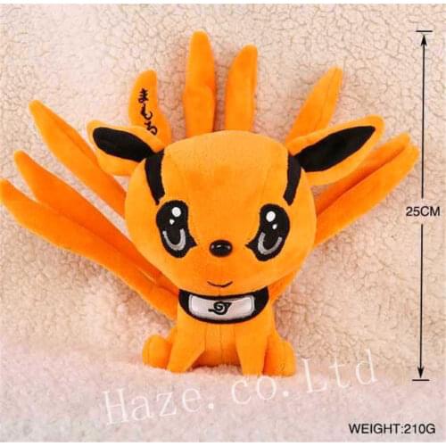 Anime Kyuubi Kurama Nine Tails Stuffed Animal Soft Plush Toy Doll 25cm
