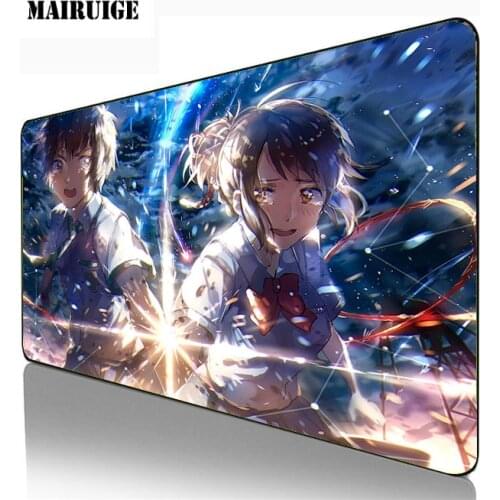Anime Your Name Large Gaming XL Mouse Pad Laptop Keyboard Mousepad Pads Notbook Computer PC Accessories Game Mousemat Mats Csgo