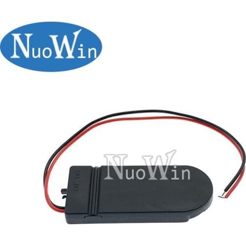 5PCS CR2032 Button Coin Cell Battery Socket Holder Case Cover With ON/OFF Switch 3V x2 6V battery Storage Box
