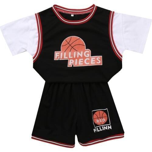 Kids Boys Breathable Sportswear Summer Casual Basketball Outfits Exercise Football Sport T-shirts and Shorts Running Sport Set