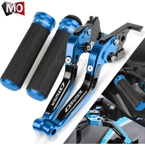 For Honda CB125R CB 125R CB 125 R CB125 R 2011-2020 2019 2018 2017 Motorcycle CNC Brake Clutch Levers Handlebar Hand Grips Set