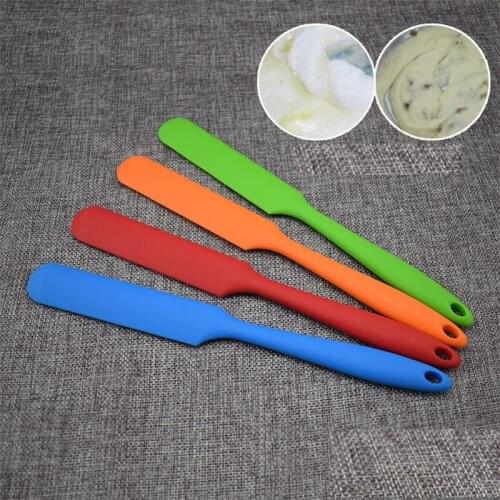 Environmental protection Food Grade Silicone Cutter Spatula Mixing Scraper Butter Knife New Cake Decoration christmas baking