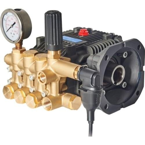 KBM-F3 Brass Triplex Plunger Road Washing Pump for washer 12-20L 60-180BAR with Pressure Switch