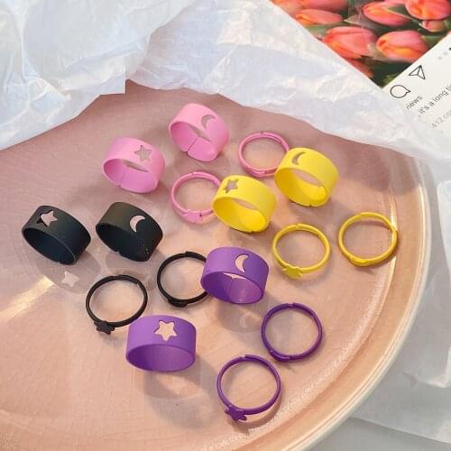 Punk Fashion Gold Silver Color Butterfly Opening Ring For Lovers Couples Women Men Hollow Animal Rings Anniversary Gifts Jewelry