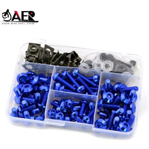JAER Fairing Bolts Kit Bodywork Screws Nut for Honda CBR600RR CBR900RR CBR929RR CBR1000RR CBR 600RR 900RR 929RR 1000RR 600 F