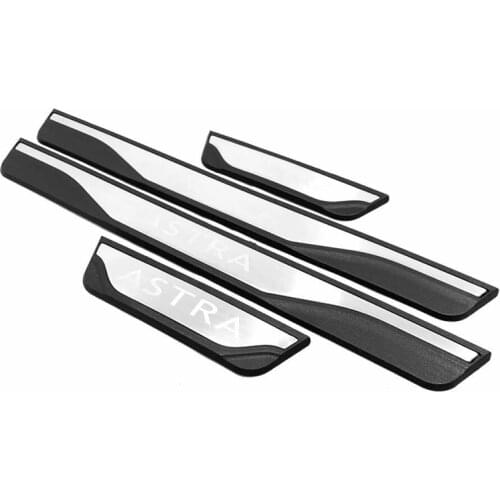 Car Styling Stainless Steel Door Sill Scuff Plate Welcome Pedal For opel astra j g k Accessories
