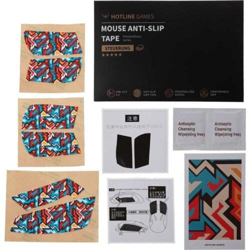 Hotline Games Colorful Mouse Anti-Slip Tape Stickers for logitech G703/G603/G403 Hotline Games Colorful Mouse Anti-Slip Tape Sid