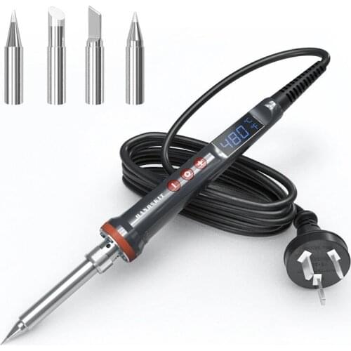 HANDSKIT-927 100/200W 220V/110V Soldering Iron Automatic Sleep Thermal Control Soldering Iron Tin Wire Stand Welding Tools Four