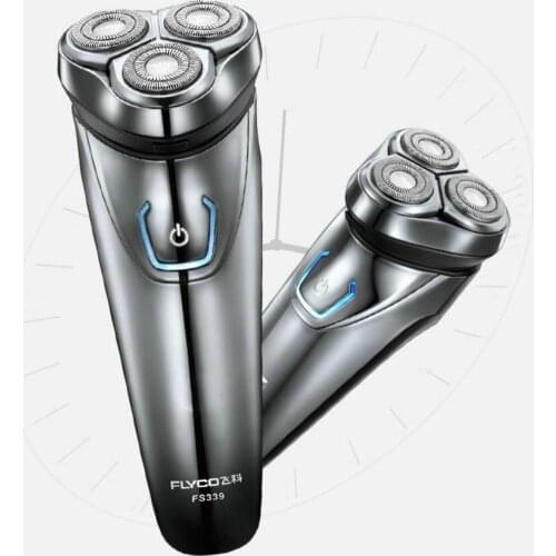 Professional flyco fs339 electric man shaver 3D floating smart man razor rechargeable with pop-up trimmer fast charging 1 hour