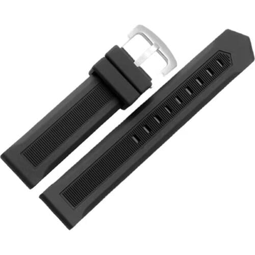 Luxury Men Black Nature Watchband 20mm 22mm Silicone Rubber Watches Band Belt For TAG Strap CARRER for Heuer buckle DRIVE TIMER