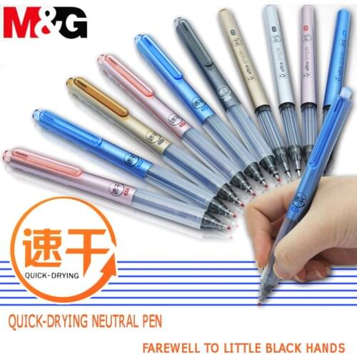 Gel Pen 0.5mm Tip New Ink Black and Blue Quick-drying High Quality Neutral Pen Business Pens Office Supplies 3pcs/lot