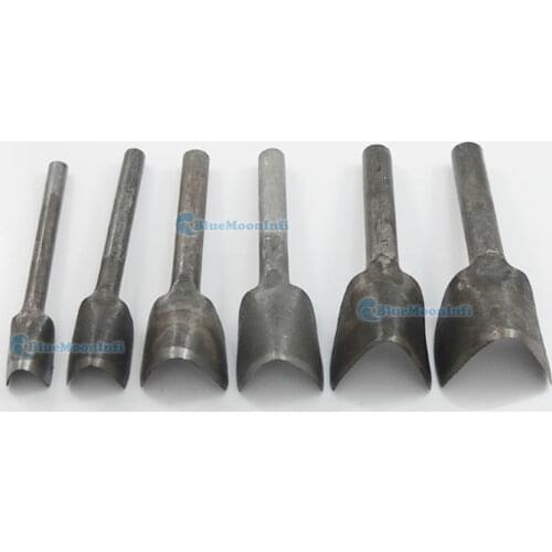 1 Pcs/1Set / Lot Metal Leather Craft Tools Belt Strap Wallet End Punch Holes For V shape Punch Tool Choice