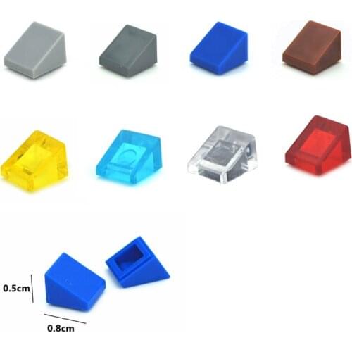 250pcs 1x1 DIY Building Blocks Figure Educational Creative Size Smooth Bevel Bricks Compatible With 54200 Toys For Children Gift