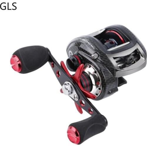 6.3:1 High Quality New Aluminum Alloy Spool Baitcasting Reel 12+1 Ball Bearings Exquisite Durable Fishing Reel Tools