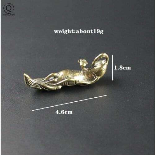 Good Luck Ginseng Ruyi Keychain Fashion Brands Key Chain Flower Keyrings Copper Key Ring Women Bag Charm Pendant Car Accessories