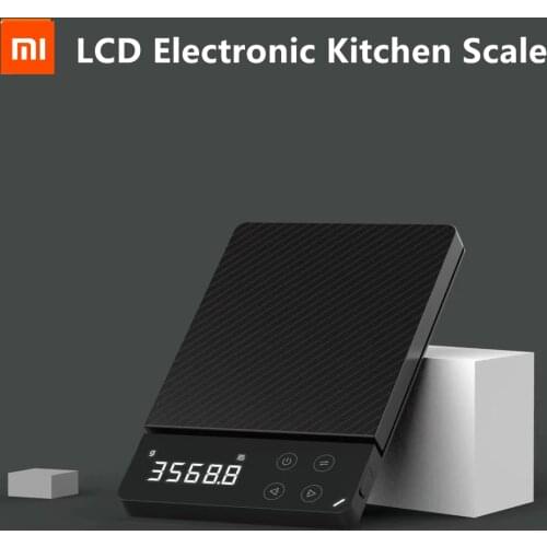 Xiaomi ATuMan DUKA ES1 0-3KG Household LCD Digital Electronic Scale Multi-function HD Backlit Electronic Food Scales For Kitchen