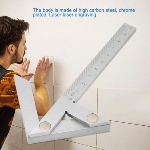 Center finding Gauge Centering Square 100x70mm Gauging Center Gauge Round Bar Marking Center Finder Carpenter Tools