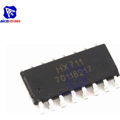 Diymore HX711 IC Chips SOP-16 Weighting Sensor Integrated Circuit SMD Original IC