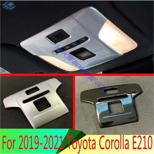 For 2019 Toyota Corolla E210 Sport Hatch Hatchback Auris ABS chrome front interior lamp reading lamp trim cover