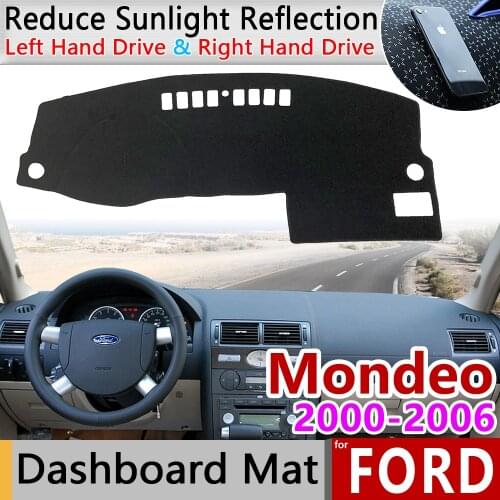 For Ford Mondeo MK3 2000~2006 Anti-Slip Mat Dashboard Cover Sunshade Dashmat Protect Carpet Accessories 2001 2002 2003 2004 2005