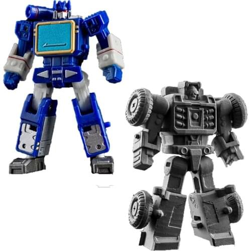 DR.WU Transformation DW-E02 Sound Wave and DW-E03 Beachcomber Surge Set Mini Model Action Figure Robot Toy