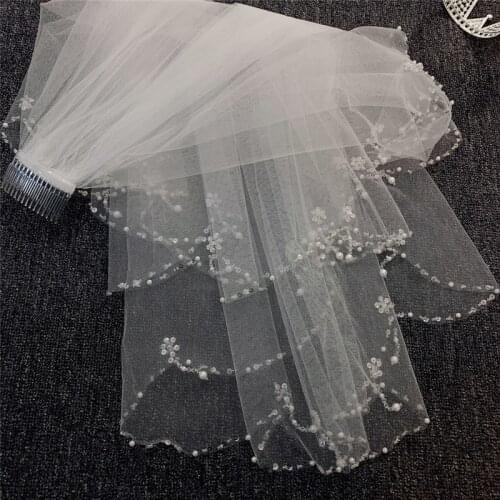 Mingli Tengda Wedding Short Veils