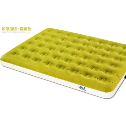 Mirakey Built-in Foot Pump 99*191*22CM Single Person Bedroom Furniture Air Bed Inflatable Camping Mat
