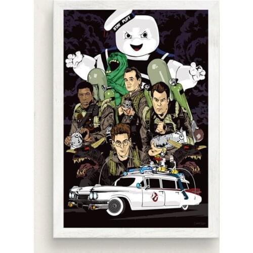 Ghostbusters Classic Movie Art Canvas Painting Poster Wall Home Decor quadro cuadros