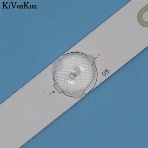 New 7 Lamp 614 mm LED Backlight Strip For Philips 32PHH4200/88 32PHH4509 32PHK4100/12 Bar Kit TV LED Line Band HD Lens D307-V1.1