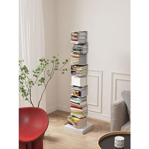 Nordic Invisible Shelves Creative Personality Stainless Steel Corner Suspension Floor Bookshelf Small Apartment Living Room Wall