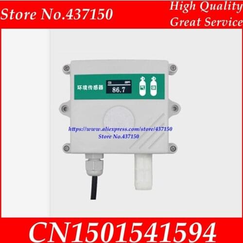 LED display O3 transmitter ozone gas sensor transmitter detection RS485 modbus 4-20ma 0-5V 0-10v output