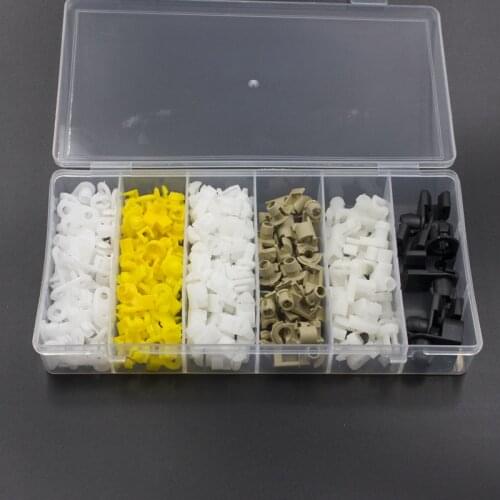 YU HUAN JI JIAN 200PCS Auto Car Door Lock Rod Fastener Retainer Wire Plastic Clip