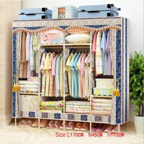 Factory Price Solid Wood Wardrobe length 170 cm