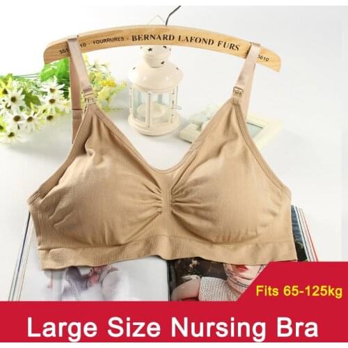 Women Comfort Plus Size Wireless Bra Push Up Bralette Sexy Postnatal Breastfeeding Sports Bra Womens Large Size Bra