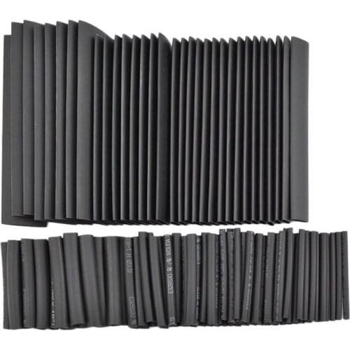 127Pcs Heat Shrink Tubing 2:1 Cable Sleeving Tube Assortment Wrap Wire Tube with Polyolefin