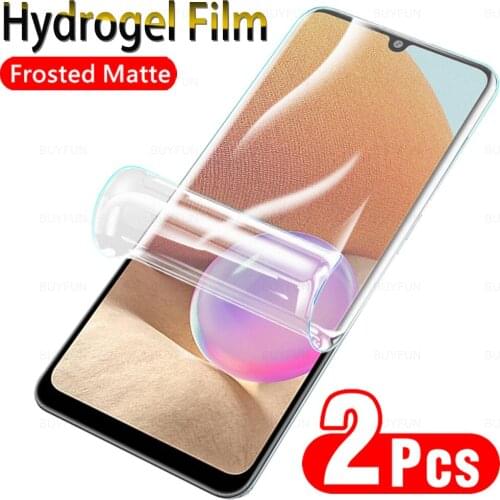 2PCS Matte Hydrogel Film For Samsung Galaxy A32 Display Frosted Protective Film For samsung a32 5g a 32 32A 9D Screen Protector