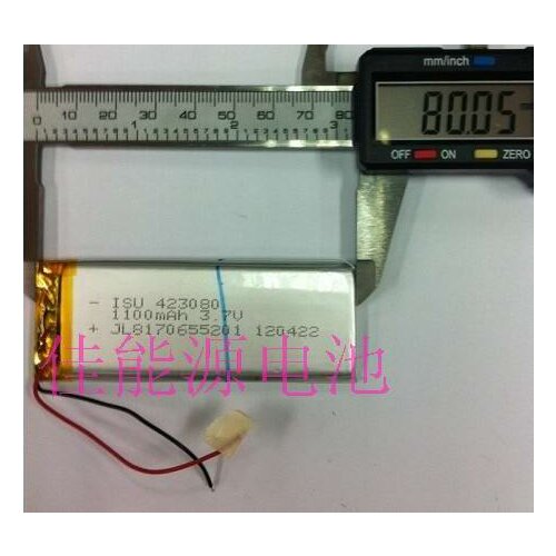 3.7V polymer lithium battery 403080 1000MAH mobile power domestic mobile phone battery GPS Rechargeable Li-ion Cell