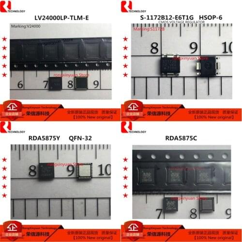5 pcs LV24000LP-TLM-E V24000 LV24000LP S-1172B12-E6T1G S1172B12 S1172B S-1172B12 RDA5875Y 5875Y RDA5875 RDA5875C 5875C New