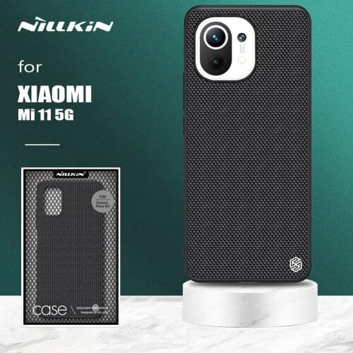 Nillkin for Xiaomi Mi 11 5G Case 3D Textured Ultra-Thin Business Back Cover Soft Edge Protection Case for Xiaomi Mi 11 5G Case