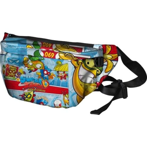 Children Superzings Waist Bag Chest Bags Boys Girls Teenager Unisex Super Zings Crossbody Bags Waterproof Travel Sprots Bags