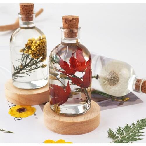 DIY Crystal Epoxy Resin Mold Led Night Light Lamp Holder Bottle Mirror Silicone Mold For Resin