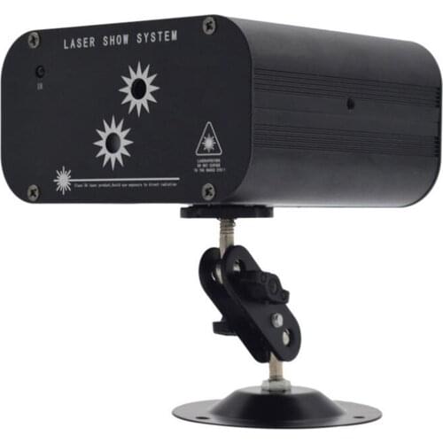 DJ Disco Light Stage Projector Party Lighting 2 beam 48 pattern RGB EU