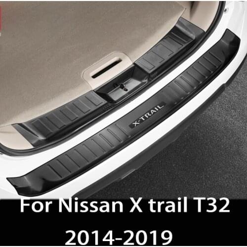For Nissan X trail T32 X-trail 2014-2019 Car trunk inside and outside door sill rear guard car accessories